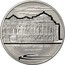 Russia 3 Roubles The House of N.I. Sevastyanov (House of the Trade Unions), the XIXth century, the City of Ekatherinburg 2008 Proof Y# 1126 ТРИ РУБЛЯ БАНК РОССИИ ∙ AG 925 ∙ 2008 Г. ∙ 31,1 ММД ∙ coin obverse