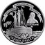 Russia 3 Roubles The Icebreaker "Yermak" 1996 Proof Y# 511 300-ЛЕТИЕ РОССИЙСКОГО ФЛОТА ЛЕДОКОЛ ЕРМАК coin reverse