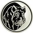 Russia 3 Roubles Wild Boar 2007 ММД Proof Y# 992 coin reverse