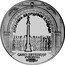 Russia 3 Roubles Winter Palace Square 1996 Proof Y# 510 АНСАМБЛЬ ДВОРЦОВОЙ ПЛОЩАДИ САНКТ-ПЕТЕРБУРГ XVIII-XIX в.в. coin reverse
