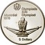 Canada 5 Dollars Rowing 1974 Proof KM# 91 OLYMPIADE XXI OLYMPIAD MONTRÉAL 1976 5 DOLLARS coin reverse