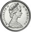 Canada 50 Cents Howling Wolf (1967) KM# 69 ELIZABETH II D∙G∙REGINA coin obverse
