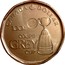 Canada Dollar 100th CFL Grey Cup 2012 KM# 1294 CANADA DOLLAR 100TH COUPE GREY CUP coin reverse