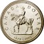 Canada Dollar Canadian Mounted Police Centennial 1973 Specimen KM# 83 CANADA DOLLAR PC 1873 - 1973 B coin reverse