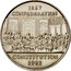 Canada Dollar Constitution Commemorative 1982 KM# 134 1867 CONFEDERATION CONSTITUTION 1982 coin reverse