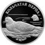 Russia Rouble Ringed Seal (the Ladoga subspecies) 2007 Proof Y# 1109 ОДИН РУБЛЬ БАНК РОССИИ ∙ AG 925 ∙ 2007 Г. ∙ 15,55 СПМД ∙ coin obverse