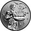 Russia Two Roubles Zodiac Signs - Aquarius 2005 Proof Y# 936 ♒ coin reverse
