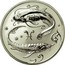 Russia Two Roubles Zodiac Signs - Pisces 2005 Proof Y# 930 ♓ coin reverse