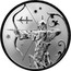 Russia Two Roubles Zodiac Signs - Sagittarius 2005 Proof Y# 926 ♐ coin reverse