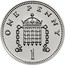 UK 1 Penny (Portcullis and Chains - New Penny) ONE PENNY 1 coin reverse