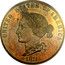 USA 10 Dollars Bickford Eagle Pattern 1874  UNITED STATES OF AMERICA 1874 coin obverse