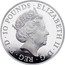 UK 10 Pounds Christening of Princess Charlotte 2015 ELIZABETH II ∙ D ∙ G ∙ REG ∙ F ∙ D ∙ 10 POUNDS J.C coin obverse