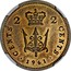 UK 2 Cents Elizabeth II (Decimal Pattern) 1961 KM# Pn140 CENTS 2 2 CENTS ∙ 1961 ∙ coin reverse