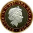 UK £2 Games in Northern Ireland (Piedfort) 2002 British Royal Mint Proof KM# P107 ∙ ELIZABETH∙II∙DEI∙GRA∙REG∙FID∙DEF IRB coin obverse