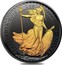 UK 2 Pounds Black Collection Britannia 2015 'BRITANNIA' 1OZ '999'FINE'SILVER' NATHAN coin reverse