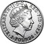 UK 2 Pounds (Britannia) ELIZABETH'II'D'G REG'FID'DEF '2'POUNDS' IRB coin obverse