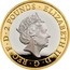 UK 2 Pounds Captain Cook 2018 Proof ELIZABETH II∙D∙G∙REG∙F∙D∙2 POUNDS∙ J.C coin obverse