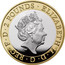 UK 2 Pounds Frankenstein (Piedfort) 2018 Proof 2 POUNDS ELIZABETH II D G REG F D J.C coin obverse