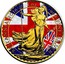 UK 2 Pounds Patriotic Britannia 2016 'BRITANNIA'2016' 1OZ '999 FINE ' SILVER coin reverse