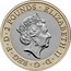 UK 2 Pounds (RAF Lightning II) 2 POUNDS ∙ ELIZABETH II∙D∙G∙REG∙F∙D∙ J.C coin obverse
