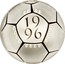 UK 2 Pounds UEFA Euro 1996 (Piedfort) 1996 Proof 19 96 coin reverse