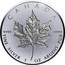 Canada 20 Dollars Maple Leaf 2018 Proof 9999 CANADA FINE SILVER 1 OZ ARGENT PUR 9999 coin reverse