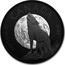 Canada 20 Dollars Nocturnal By Nature. The Howling Wolf 2018 CANADA 20 DOLLARS 2018 coin reverse
