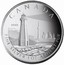 Canada 20 Dollars Toronto Island Lighthouse 2005 Proof KM# 565 CANADA 9999 WW FINE SILVER 1 OZ ARGENT PUR coin reverse