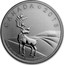 Canada 3 Dollars Caribou 2018 CANADA 2018 FINE SILVER 9999 ARGENT PUR coin reverse