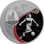 Russia 3 Roubles 2018 FIFA World Cup Russia - Kaliningrad 2018 СПМД Proof; St. Petersburg Mint ЧЕМПИОНАТ МИРА ПО ФУТБОЛУ FIFA 2018 В РОССИИ КАЛИНИНГРАД coin reverse