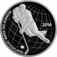 Russia 3 Roubles Ice Hockey World Championship 2016 СПМД Proof; St. Petersburg Mint ЧЕМПИОНАТ МИРА ПО ХОККЕЮ 2016 coin reverse