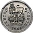 UK 5 Cents Elizabeth II (Decimal Pattern) 1961 KM# Pn141 CENTS 5 5 CENTS ∙ 1961 ∙ coin reverse