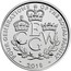 UK 5 Pounds Four Generations of Royalty 2018 BU FOUR GENERATIONS OF THE ROYAL FAMILY E C W G ∙ 2018 ∙ TN coin reverse