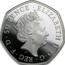 UK 50 Pence (Battle of Hastings (Piedfort)) ELIZABETH II D G REG F D 50 PENCE J.C coin obverse