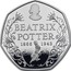 UK 50 Pence Beatrix Potter (Piedfort) 2016 Proof BEATRIX POTTER 1866 1948 EN. coin reverse