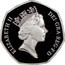 UK 50 Pence European Community (Piedfort) 1992 Proof KM# P15 ELIZABETH II DEI∙GRA∙REG∙F∙D RDM coin obverse