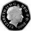 UK 50 Pence (Johnson's Dictionary (Piedfort)) KM# P48 ELIZABETH∙II∙D∙G REG∙F∙D∙2005 IRB coin obverse