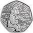 UK 50 Pence (Paddington™ at the Station Sitting) DK coin reverse