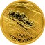 Russia 50 Roubles Bobsleigh (2011)2014 Proof Y# 1300 СОЧИ 2014 coin reverse