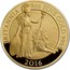UK 500 Pounds Britannia 2016 BRITANNIA 5 OZ FINE GOLD 9999 2016 coin reverse