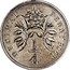 UK Decimal Penny ¼ Uniface Pattern 1963 KM# TS7 DECIMAL PENNY ¼ 1963 coin reverse