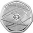UK Fifty Pence Sir Isaac Newton (Piedfort) 2017 SIR ISAAC NEWTON FIFTY PENCE S E I T F C H AW coin reverse