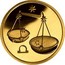 Russia Fifty Roubles Zodiac Libra 2003 ММД Y# 823 ♎ coin reverse