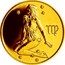Russia Fifty Roubles Zodiac Virgo 2003 СП Y# 822 ♍ coin reverse