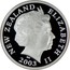 New Zealand Five Dollars Giant Kokopu Fish 2003 KM# 132b NEW ZEALAND ELIZABETH II 2003 IRB coin obverse