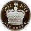 UK Five Pounds The Longest Reigning British Monarch (Piedfort) 2015 British Royal Mint Proof 1952 2015 ONE CROWN JB coin reverse
