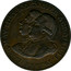 UK Halfpenny Charlotte Man of War London ND LONG MAY THEY REIGN OVER A GRATEFUL PEOPLE coin obverse