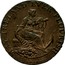UK Halfpenny Dublin - Parker's 1794 MAY IRELAND EVER FLOURISH coin obverse