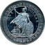 UK One Dollar 50th anniversary of Indian Independence 1997 ONE DOLLAR 1997 coin obverse