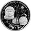 Russia One Hundred Roubles 40th Anniversary Space Flight Yu. Gagarin 2001 Proof Y# 681 40 -ЛЕТИЕ ПЕРВОГО ПОЛЁТА ЧЕЛОВЕКА В КОСМОС coin reverse